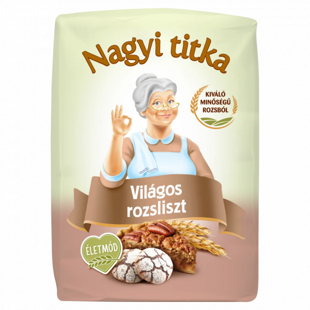 Nagyi titka világos rozsliszt 1 kg