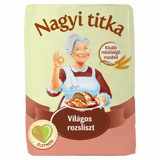 Nagyi titka világos rozsliszt 1 kg