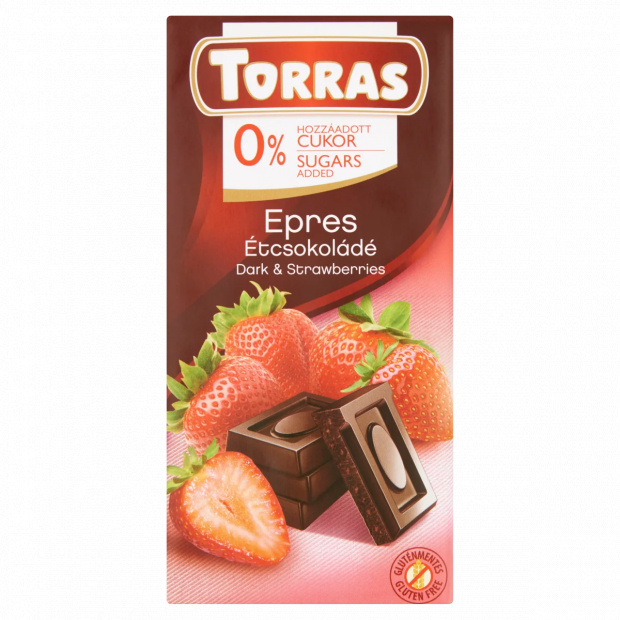 Torras epres étcsokoládé édesítőszerrel 75 g