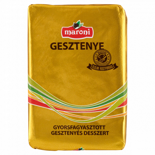 Maroni gyorsfagyasztott gesztenyés desszert 200 g Maroni gyorsfagyasztott gesztenyés desszert 200 g