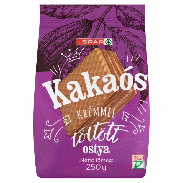 SPAR kakaós krémmel töltött ostya 250 g