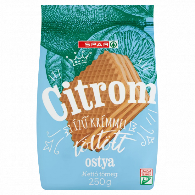 SPAR citrom ízű krémmel töltött ostya 250 g