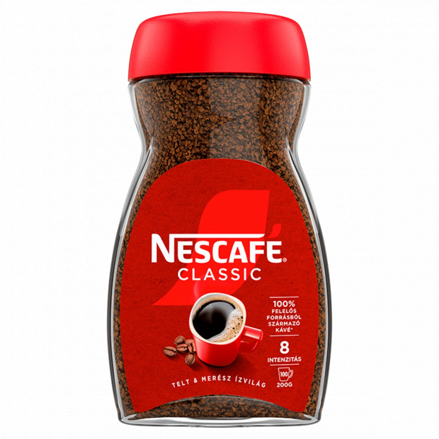 Nescafé Classic azonnal oldódó kávé 200 g Nescafé Classic azonnal oldódó kávé 200 g