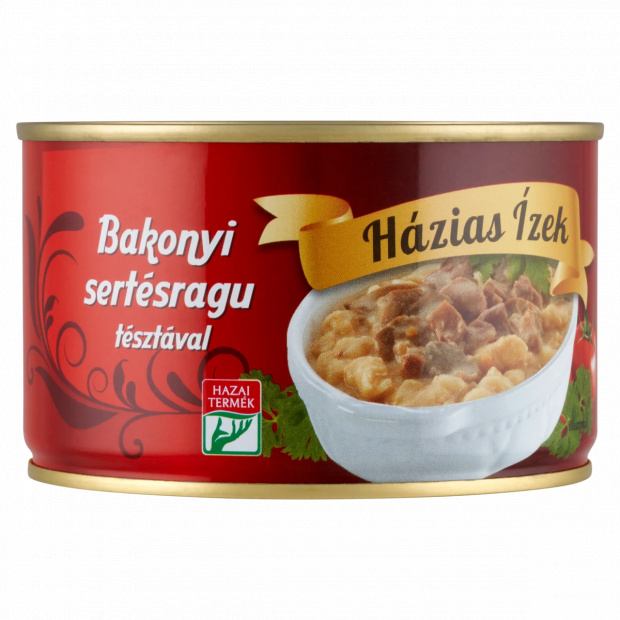 Házias Ízek bakonyi sertésragu tésztával 400 g