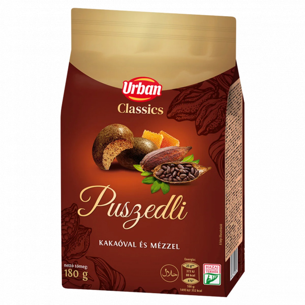 Urban Classics kakaós puszedli mézzel 180 g