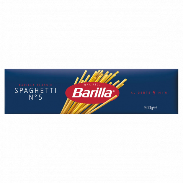 Barilla Spaghetti szálas durum száraztészta 500 g