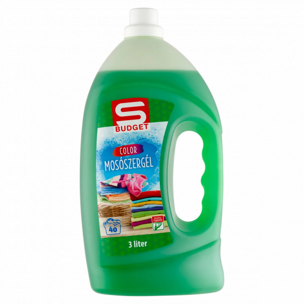 S-Budget Color mosószergél 40 mosás 3 l