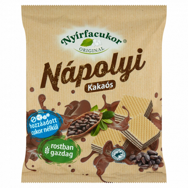 Nyírfacukor Original kakaós nápolyi xilittel és inulinnal 180 g