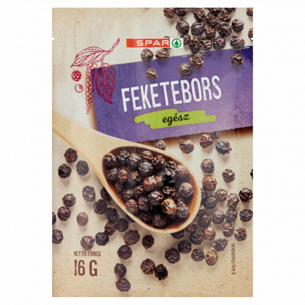 SPAR egész feketebors 16 g