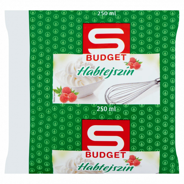 S-Budget UHT habtejszín 30% 250 ml S-Budget UHT habtejszín 30% 250 ml