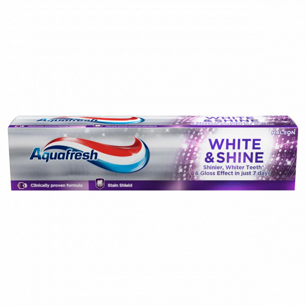 Aquafresh White & Shine fluoridos fogkrém 100 ml 
