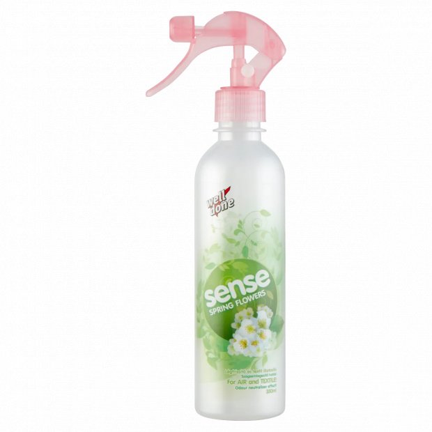 Well Done Sense Spring Flowers légfrissítő és textil illatosító 350 ml Well Done Sense Spring Flowers légfrissítő és textil illatosító 350 ml