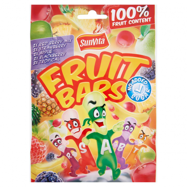 SunVita gyümölcsszeletek 10 x 15 g