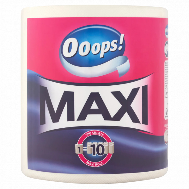 Ooops! Maxi háztartási papírtörlő 2 rétegű 1 tekercs