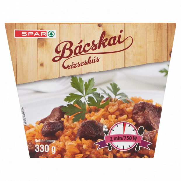 SPAR bácskai rizseshús 330 g
