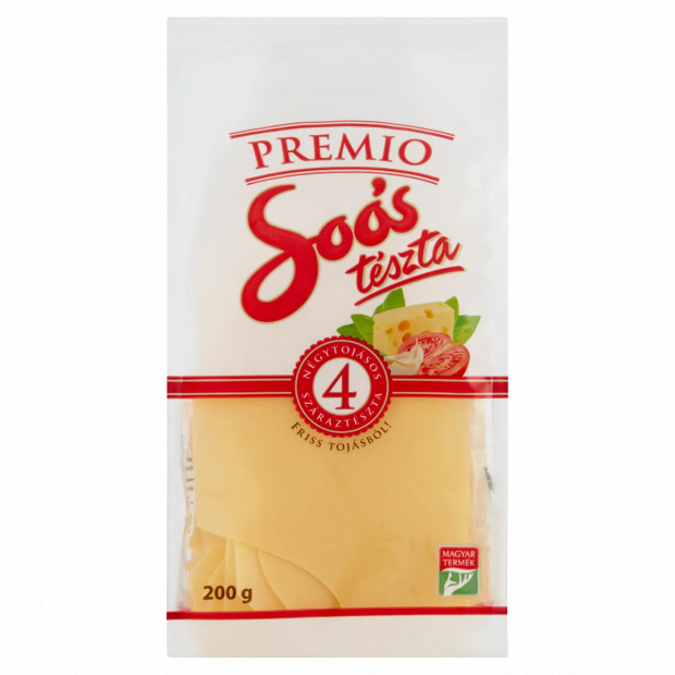 Soós Premio csuszatészta 4 tojásos száraztészta 200 g