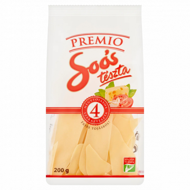 Soós Premio csuszatészta négytojásos száraztészta 200 g