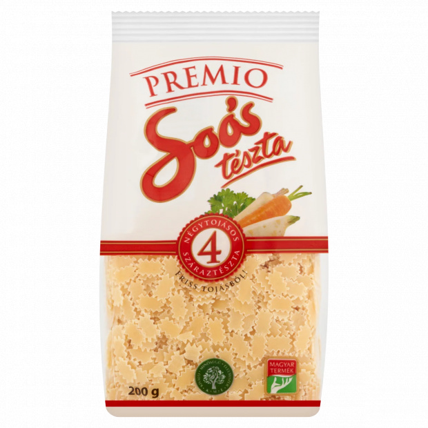 Soós Premio eper négytojásos száraztészta 200 g