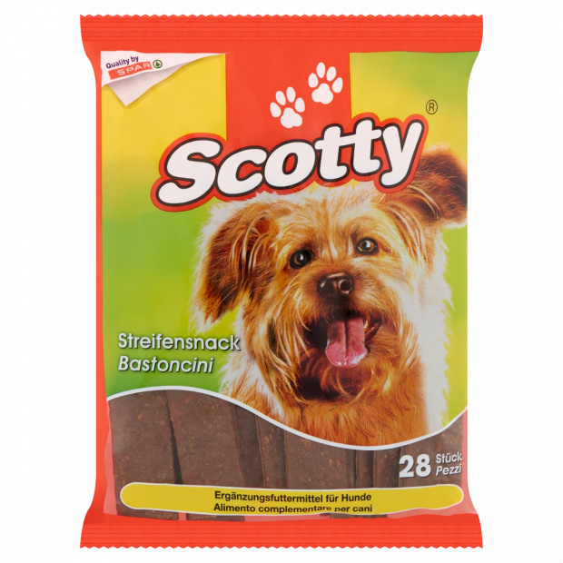 Scotty jutalomfalat kiegészítő eledel kutyák részére 28 db 280 g