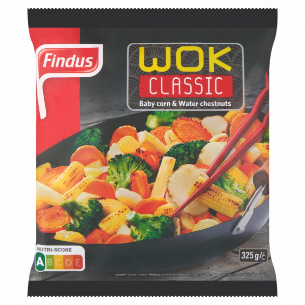 Findus Wok Classic fagyasztott fűszerezet zöldségkeverék wokhoz 325 g
