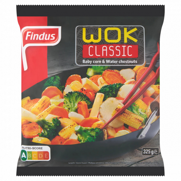 Findus Wok Classic fagyasztott fűszerezet zöldségkeverék wokhoz 325 g