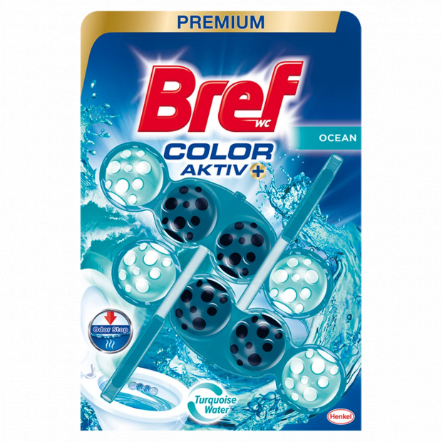 Bref Color Aktiv Ocean WC frissítő 2 x 50 g