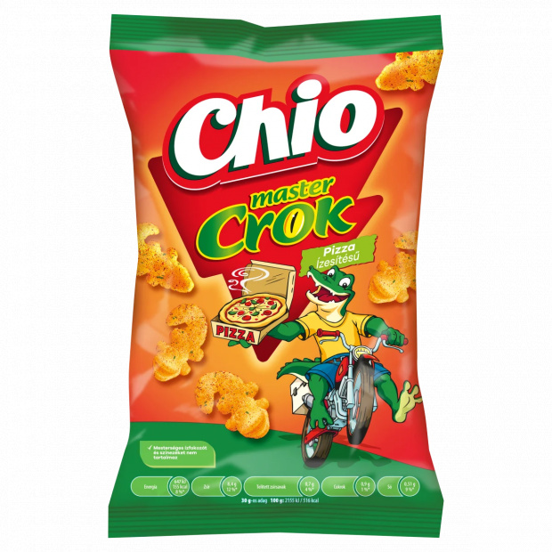 Chio Master Crok pizza ízű kukoricasnack 40 g