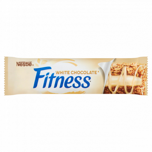 Fitness fehér csokoládés gabonapehely-szelet vitaminokkal és ásványi anyagokkal 22,5 g