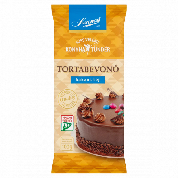Szerencsi Konyhatündér kakaós tej tortabevonó 100 g