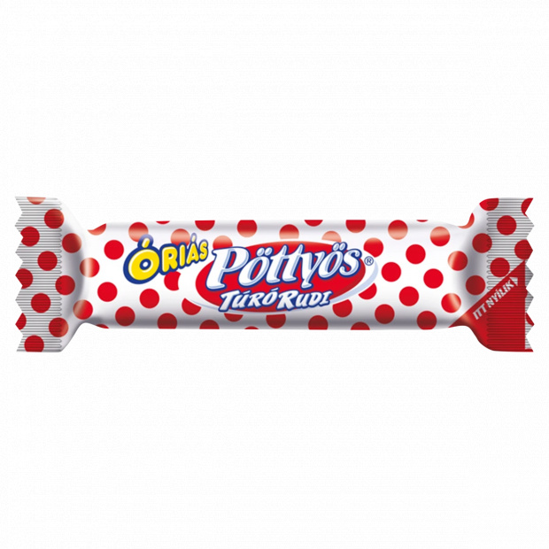 Pöttyös Óriás Túró Rudi natúr túródesszert kakaós étbevonattal 51 g Pöttyös Óriás Túró Rudi natúr túródesszert kakaós étbevonattal 51 g