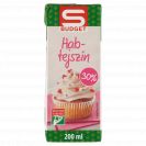 S-Budget UHT habtejszín 30% 200 ml 86854bd2-2eeb-49dc-96e6-5016e380951f.webp