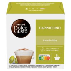 NESCAFÉ Dolce Gusto Cappuccino tej- és kávékapszula cukorral 16 db 186,4 g