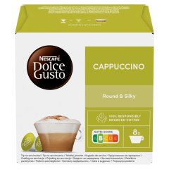 NESCAFÉ Dolce Gusto Cappuccino tej- és kávékapszula cukorral 16 db 186,4 g