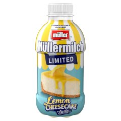 Müller Müllermilch citromos sajttorta ízesítésű zsírszegény tejital 400 g