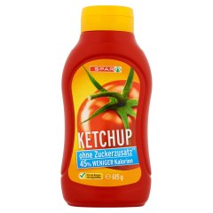 SPAR ketchup édesítőszerrel 615 g