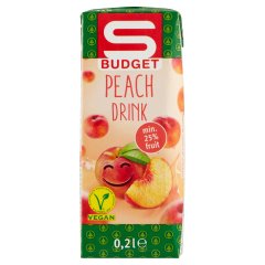 S-Budget őszibarack ital 0,2 l