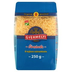 Gyermelyi cérnácska 8 tojásos száraztészta 250 g