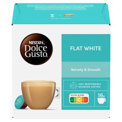 NESCAFÉ Dolce Gusto Flat White tejes kávékapszula cukorral 16 db 187,2 g