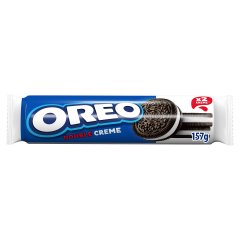 Oreo Double Creme vanília ízű töltelékkel töltött kakaós keksz 157 g