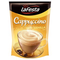 La Festa Cappuccino vanília ízű instant kávéitalpor 100 g