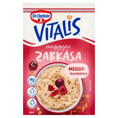 Dr. Oetker Vitalis meggyes zabkása alappor meggydarabokkal 55 g