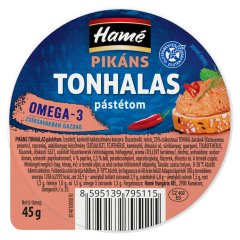 Hamé pikáns tonhalas pástétom 45 g