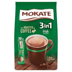 Mokate 3in1 azonnal oldódó kávéspecialitás Irish Cream likőr ízesítéssel 10 x 17 g (170 g)