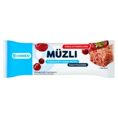 Cornexi piros gyümölcsös müzliszelet hozzáadott cukor nélkül, édesítőszerrel 25 g