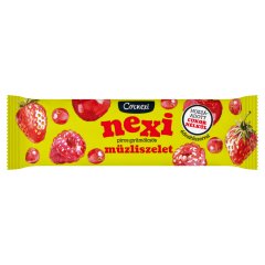 Cornexi nexi piros gyümölcsös müzliszelet édesítőszerrel, hozzáadott cukor nélkül 25 g