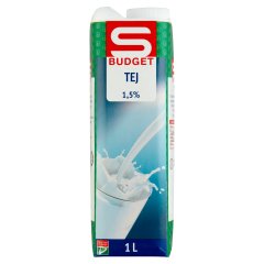 S-Budget ESL zsírszegény tej 1,5% 1 l
