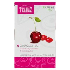 Gárdonyi Teaház gyümölcstea vadcseresznye ízesítéssel & csipkebogyóval 20 filter 40 g