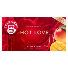 Teekanne Hot Love mangó és chili ízesítésű gyümölcstea keverék 20 filter 40 g