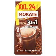 Mokate 3in1 instant kávéitalpor kávéba és teába cukorral 24 x 17 g (408 g)