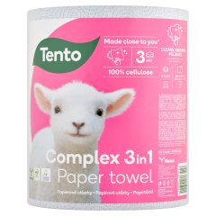 Tento Complex 3in1 háztartási papírtörlő 3 rétegű 1 tekercs
